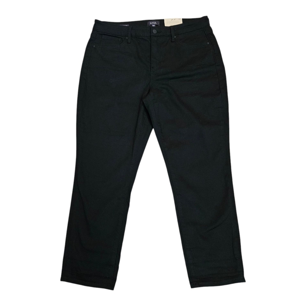 NYDJ Margot Girlfriend Jeans NEW Size 12P Cool Embrace Black